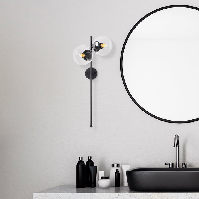 Opviq Lámpara de pared Fazli - 10415 Negro